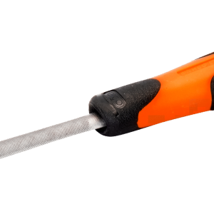 10" Bahco İnce Diş Saplı Yarım Yuvarlak Eğe